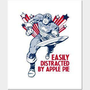 CAP - Easily distracted by apple pie Posters and Art